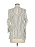 Sandro 100% Elastic Ivory 3/4 Sleeve Blouse Size Med (2) - photo 2