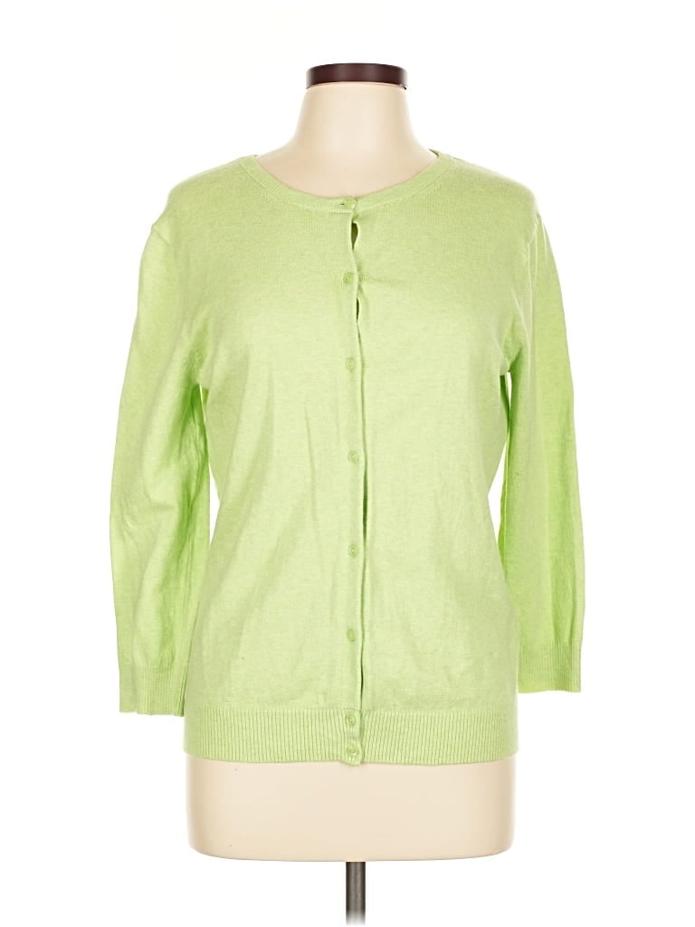 CHEROKEE Pre-owned Cardigan Sweater In Green