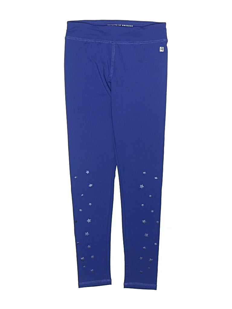 Pre-owned Rockets Of Awesome Kids' Active Pants In Blue