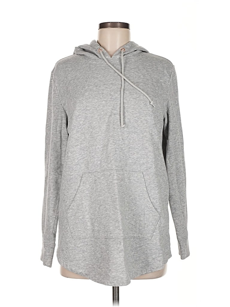 Pre-owned Xersion Pullover Hoodie In Silver