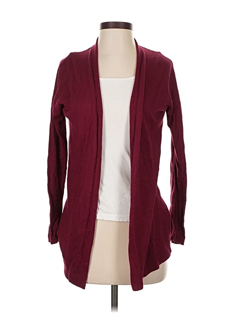 Pre-owned Gap Outlet Cardigan Sweater In Burgundy