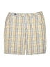 Bebop 100% Cotton Plaid Yellow Shorts Size 9 - photo 1