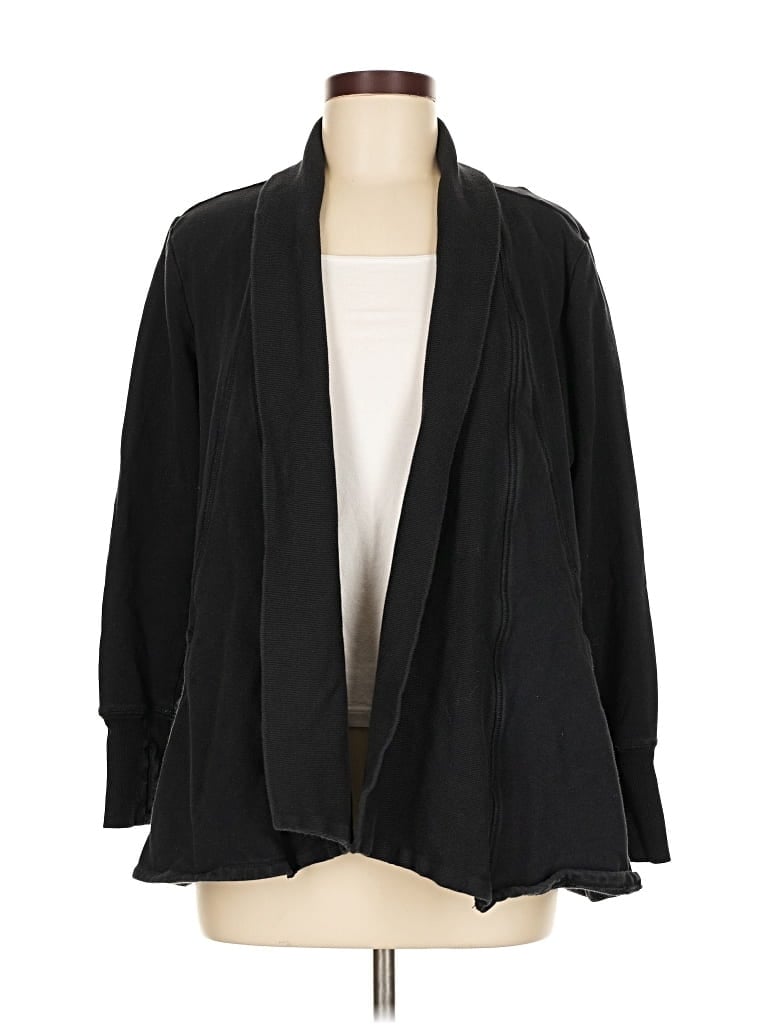 TE VERDE Pre-owned Cardigan Sweater In Black
