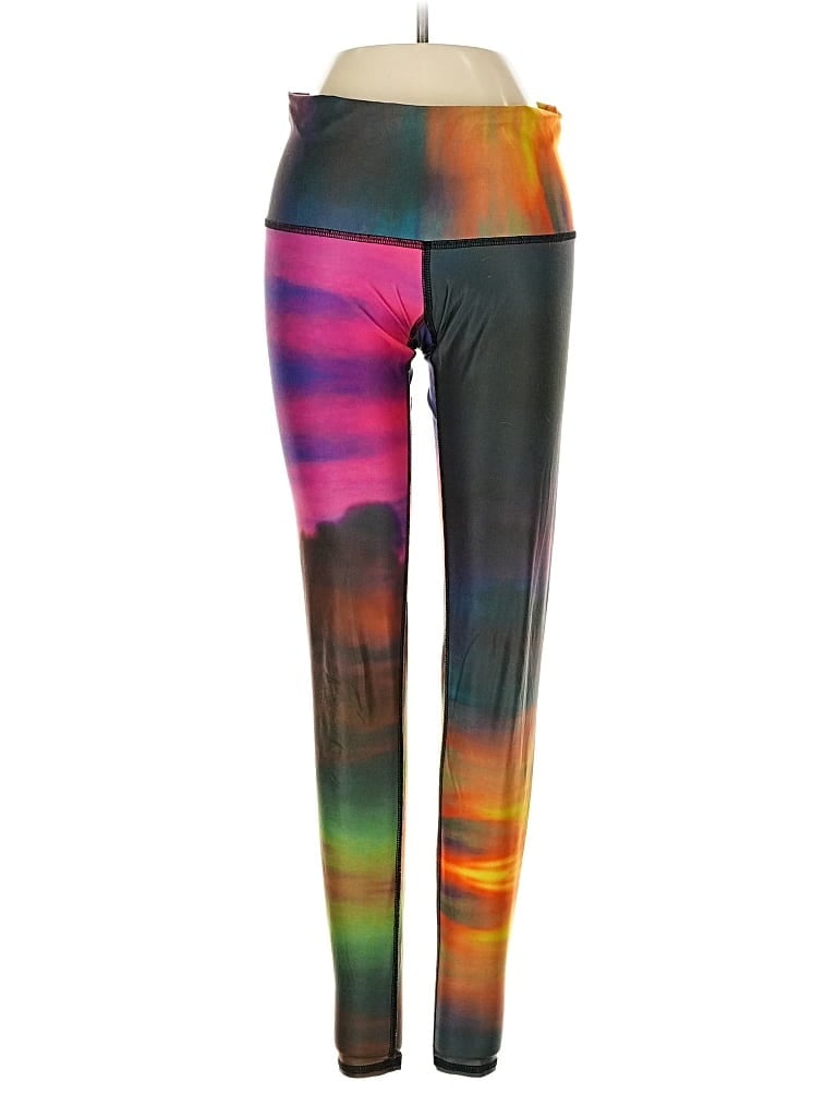 Pre-owned Teeki Yoga Pants In Purple