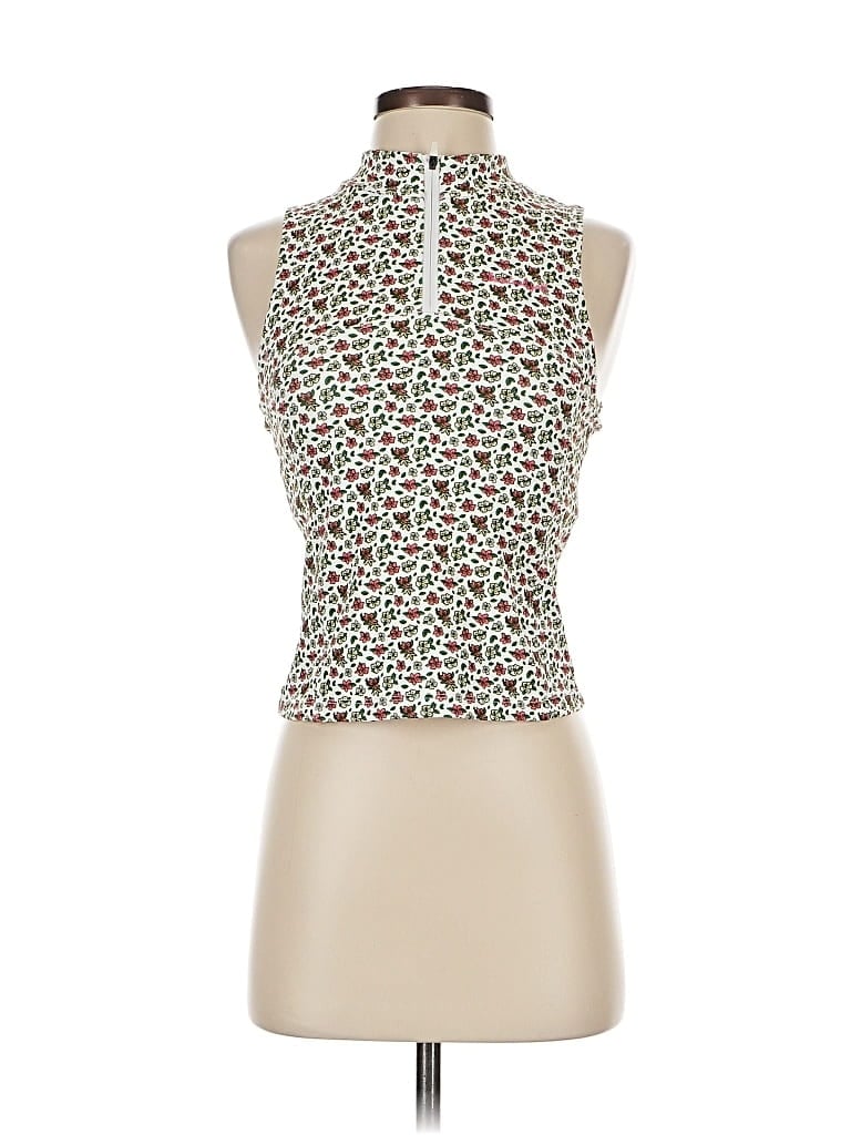 Pre-owned Barstool Sports Sleeveless Blouse In Green