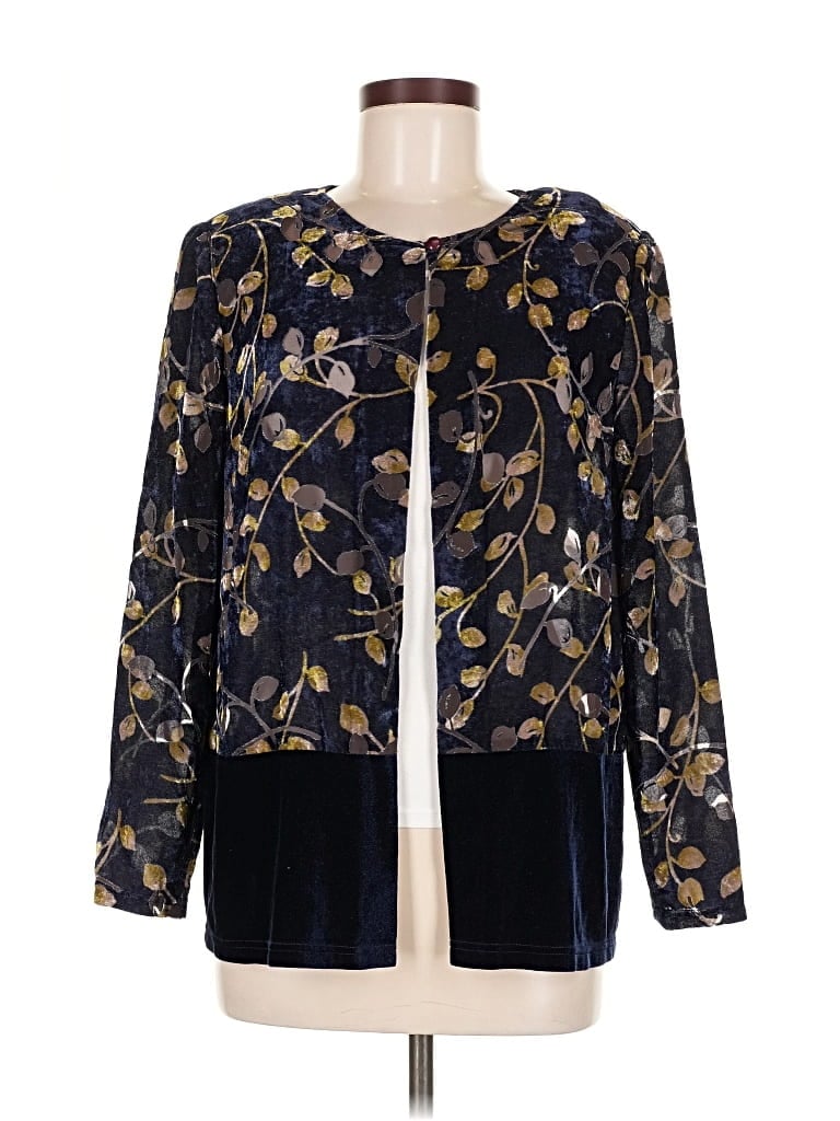 Pre-owned Assorted Brands Kimono In Blue