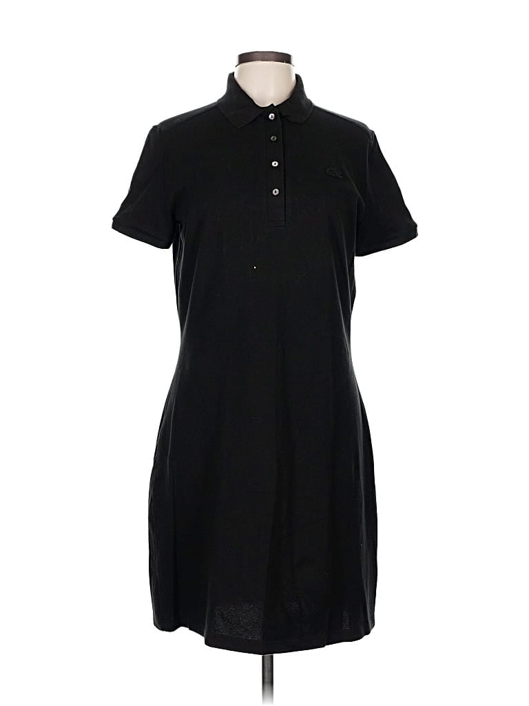 Pre-owned Lacoste Casual Dress In Black