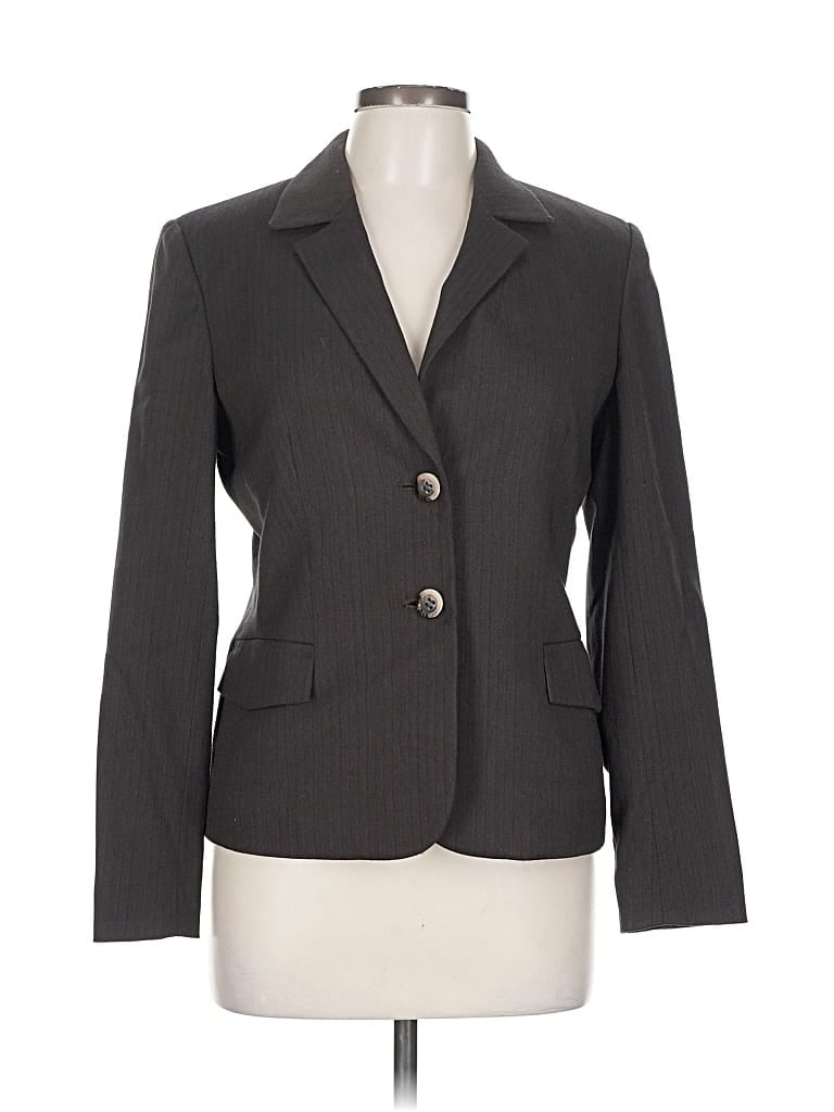 Pre-owned Jones New York Blazer Jacket In Gray