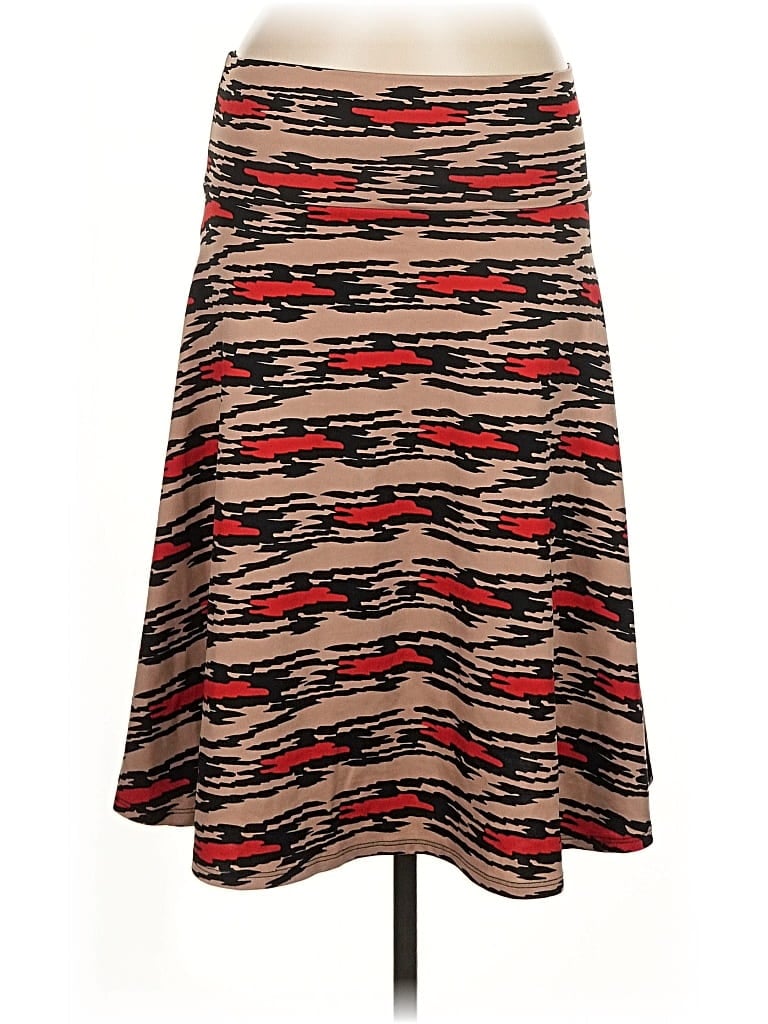 Pre-owned Lularoe Casual Skirt In Brown