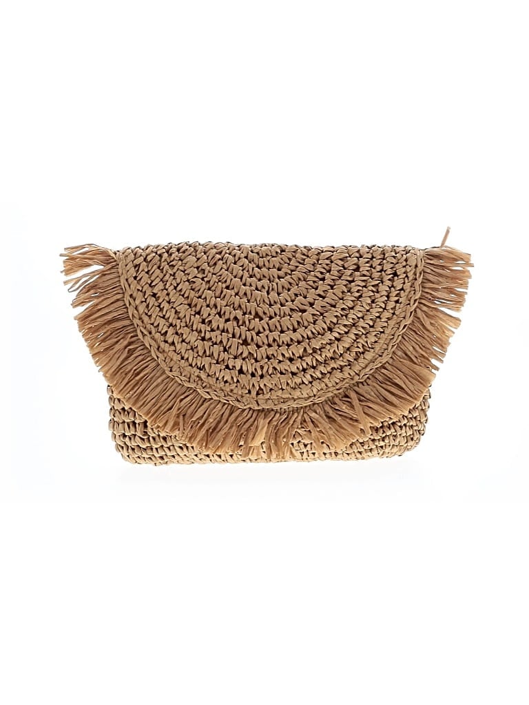 Pre-owned Btb Los Angeles Clutch In Brown