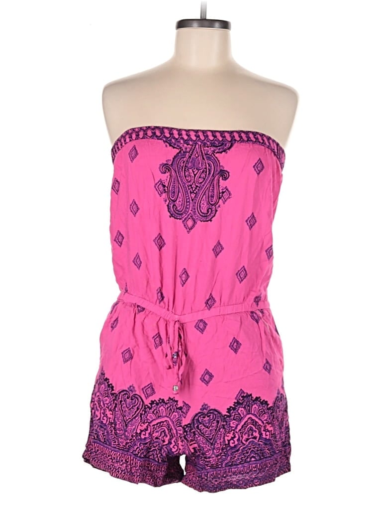 Pre-owned Angie Romper In Pink