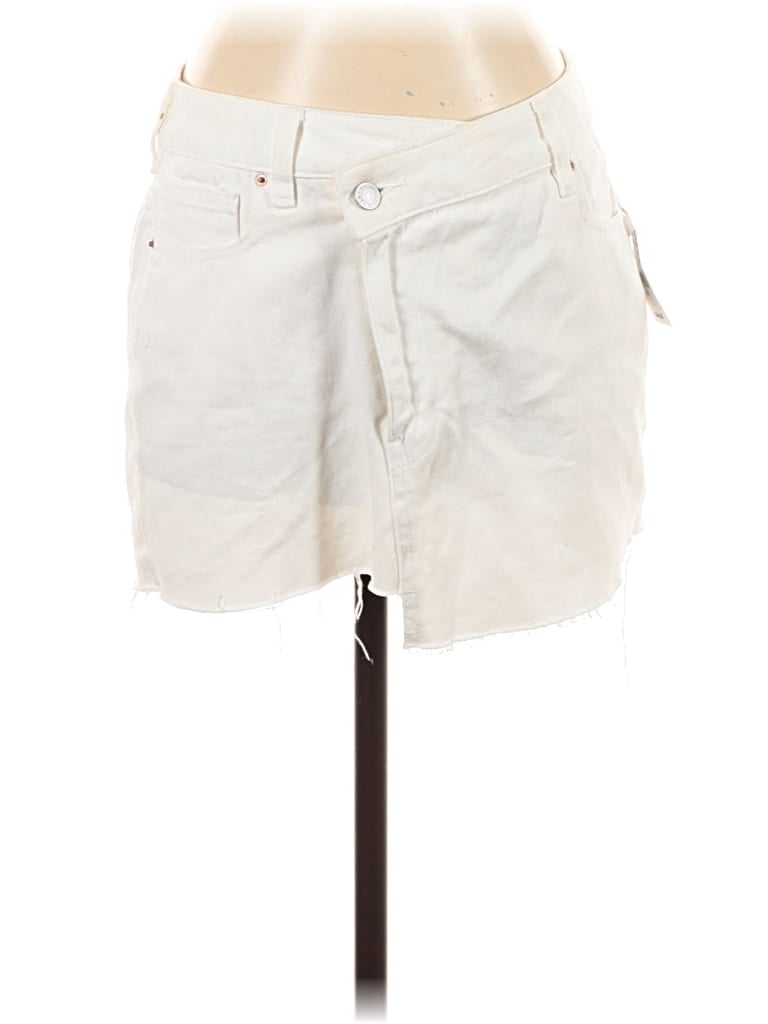 Click to view more detailed imagery on our partner's website Pre-owned Pacsun Denim Skirt In White