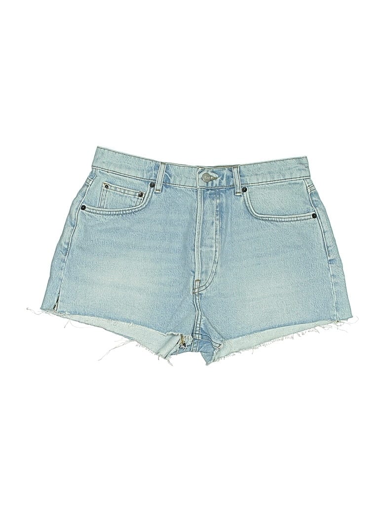 Pre-owned Reformation Jeans Denim Shorts In Blue