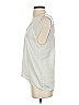 Helmut Lang 100% Polyester Silver Sleeveless T-Shirt Size P (petite) - photo 5