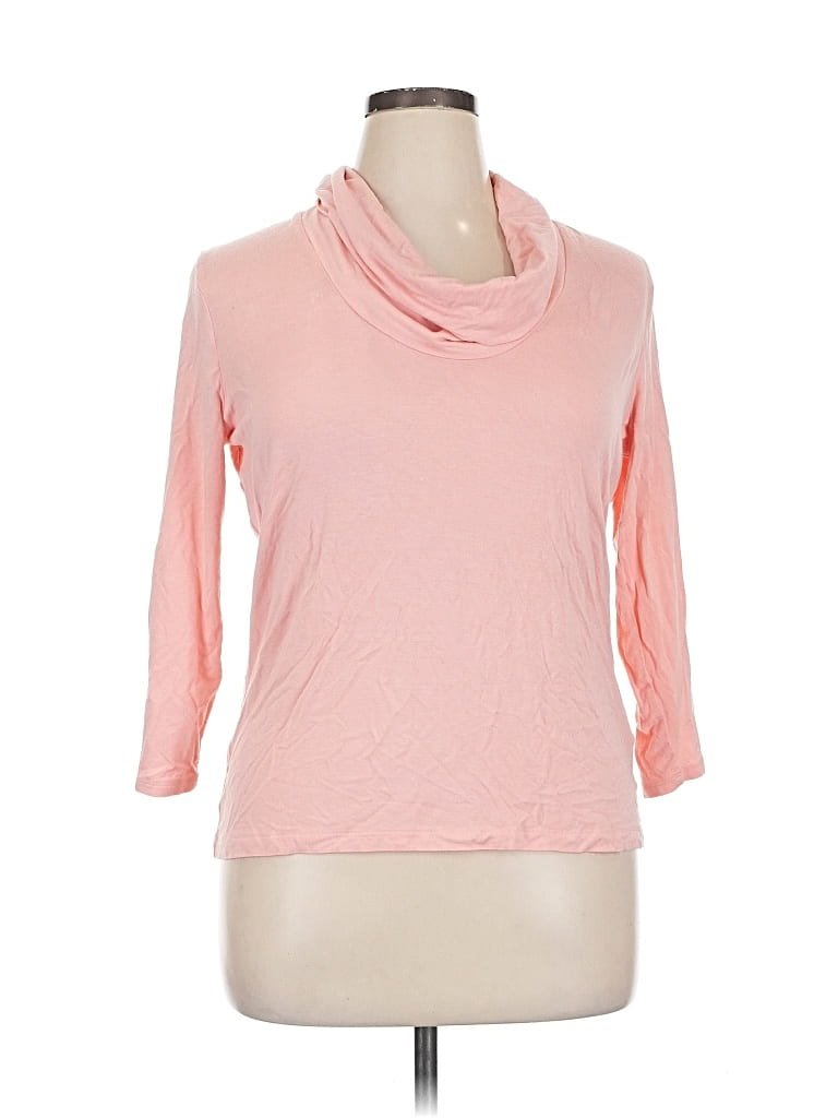 Pre-owned Apostrophe 3/4 Sleeve T-shirt In Pink