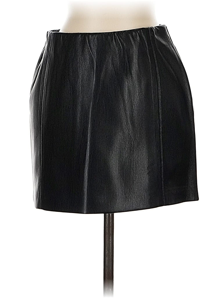WILFRED Pre-owned Faux Leather Skirt In Black