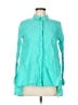 Eileen Fisher Teal Long Sleeve Blouse Size M (petite) - photo 1