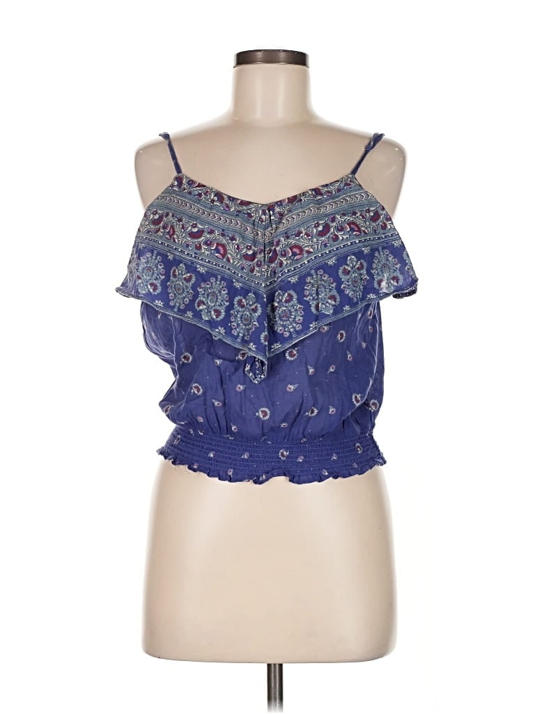 AMERICAN EAGLE OUTFITTERS Pre-owned Tank Top Blue Strapless Neckline Tops