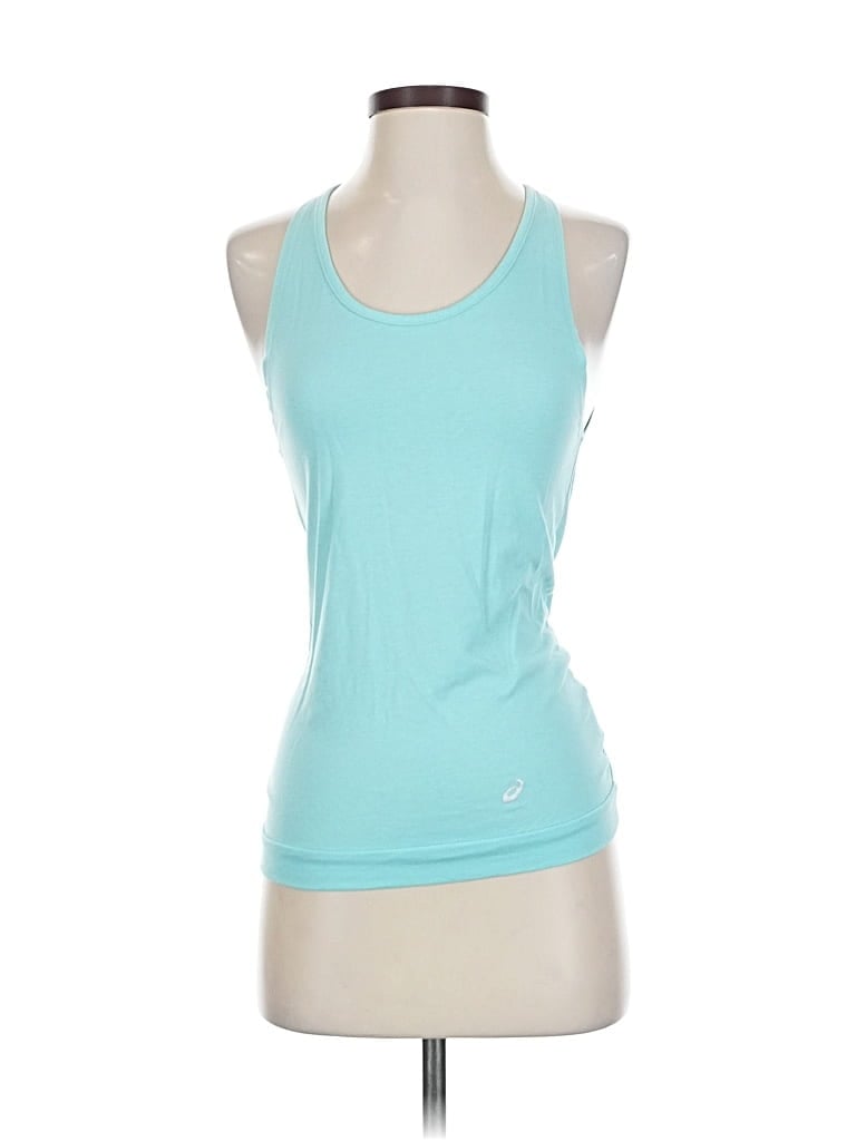Pre-owned Asics Active Tank Top In Blue
