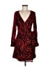 Pinko Animal Print Red Cocktail Dress Size 6 - photo 1