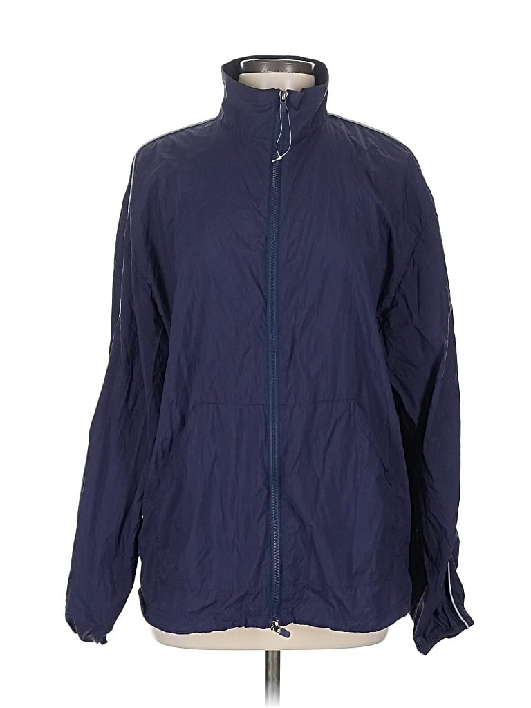 FABLETICS Pre-owned Windbreaker Jacket In Blue