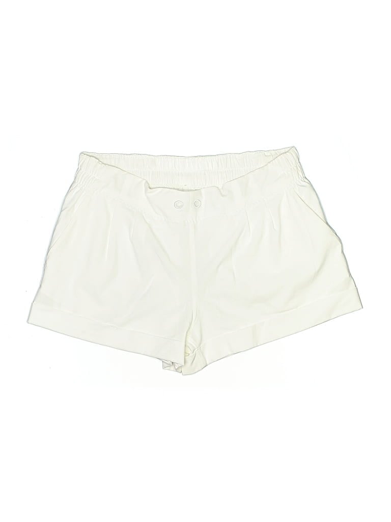 Pre-owned Lululemon Athletica Athletic Shorts In White