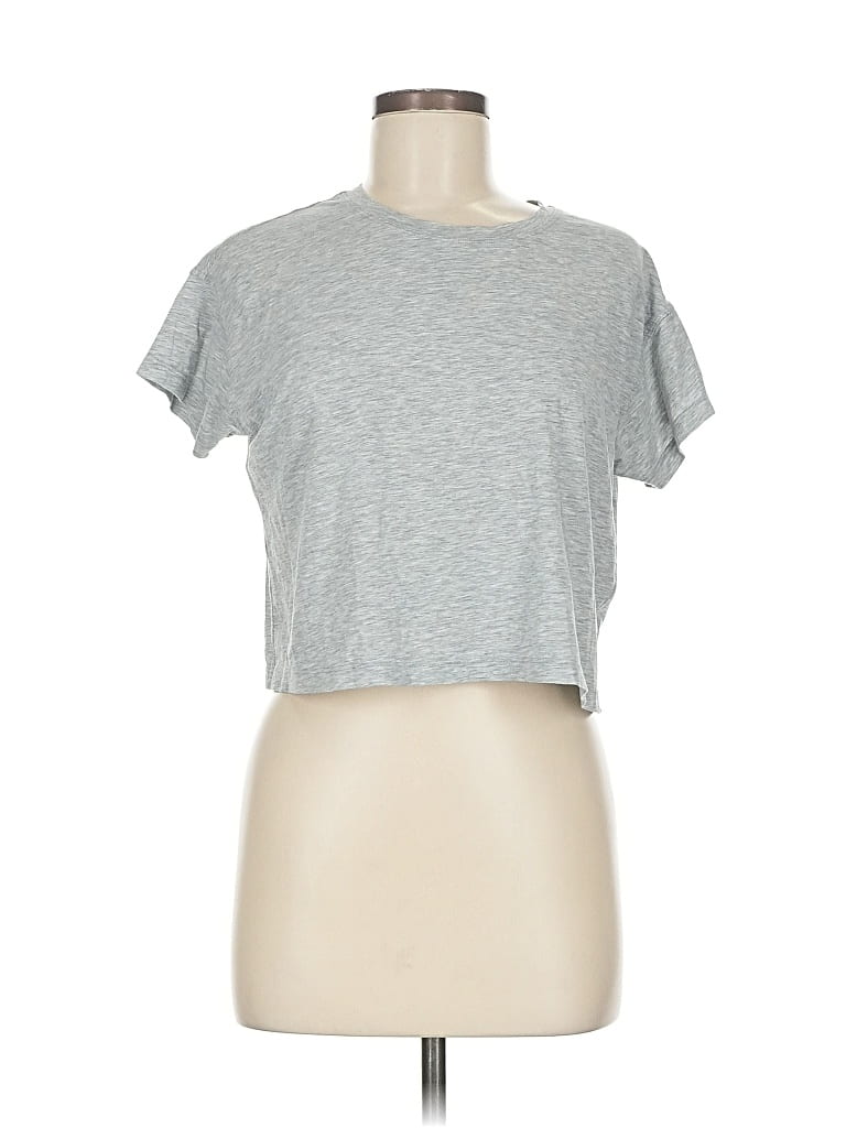 Pre-owned Lululemon Athletica Short Sleeve T-shirt In Gray