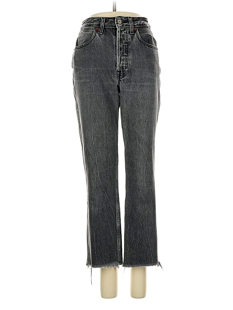 Pre-owned Abercrombie & Fitch Jeans In Gray