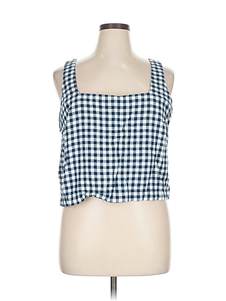 Pre-owned Old Navy Sleeveless Blouse In Blue