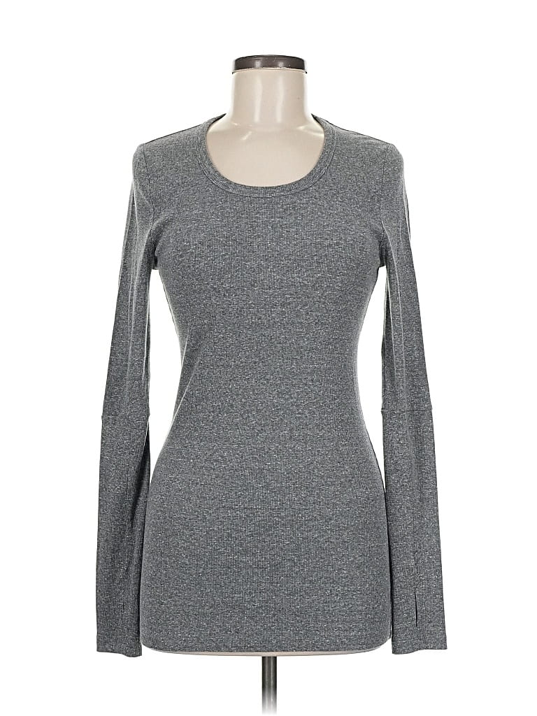 CABI Pre-owned Long Sleeve T-shirt In Gray