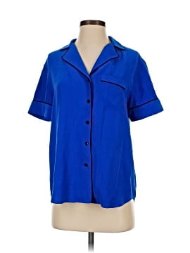 Rag & Bone Short Sleeve Silk Top