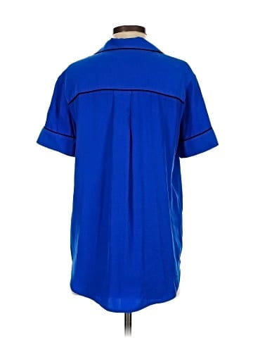 Rag & Bone Short Sleeve Silk Top (view 2)