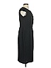 Talbots 100% Polyester Solid Black Casual Dress Size 4 - photo 4