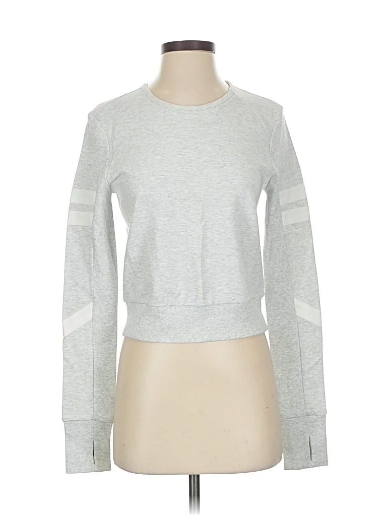 Pre-owned Blanc Noir Sweatshirt In Gray