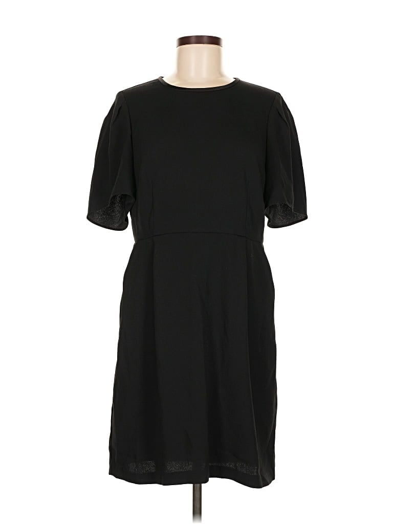 Pre-owned Ann Taylor Loft Casual Dress In Black