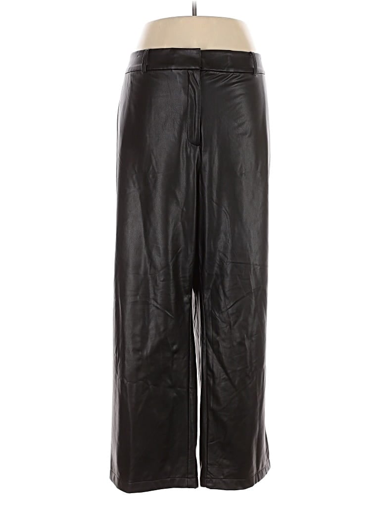 Pre-owned Lane Bryant Casual Pants In Black