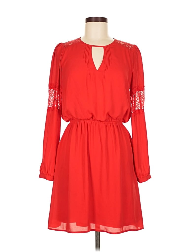 Pre-owned Express Casual Dress In Red