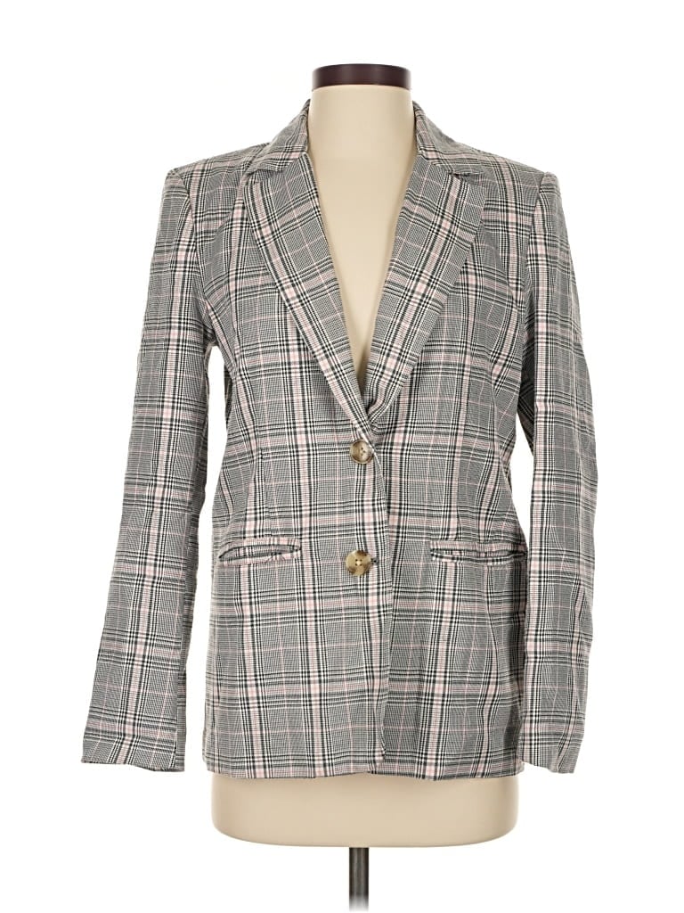 Pre-owned Steve Madden Blazer Jacket In Gray