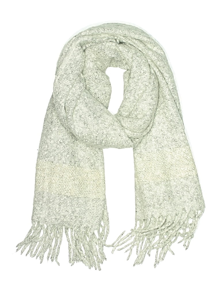 Pre-owned Assorted Brands Scarf In Gray