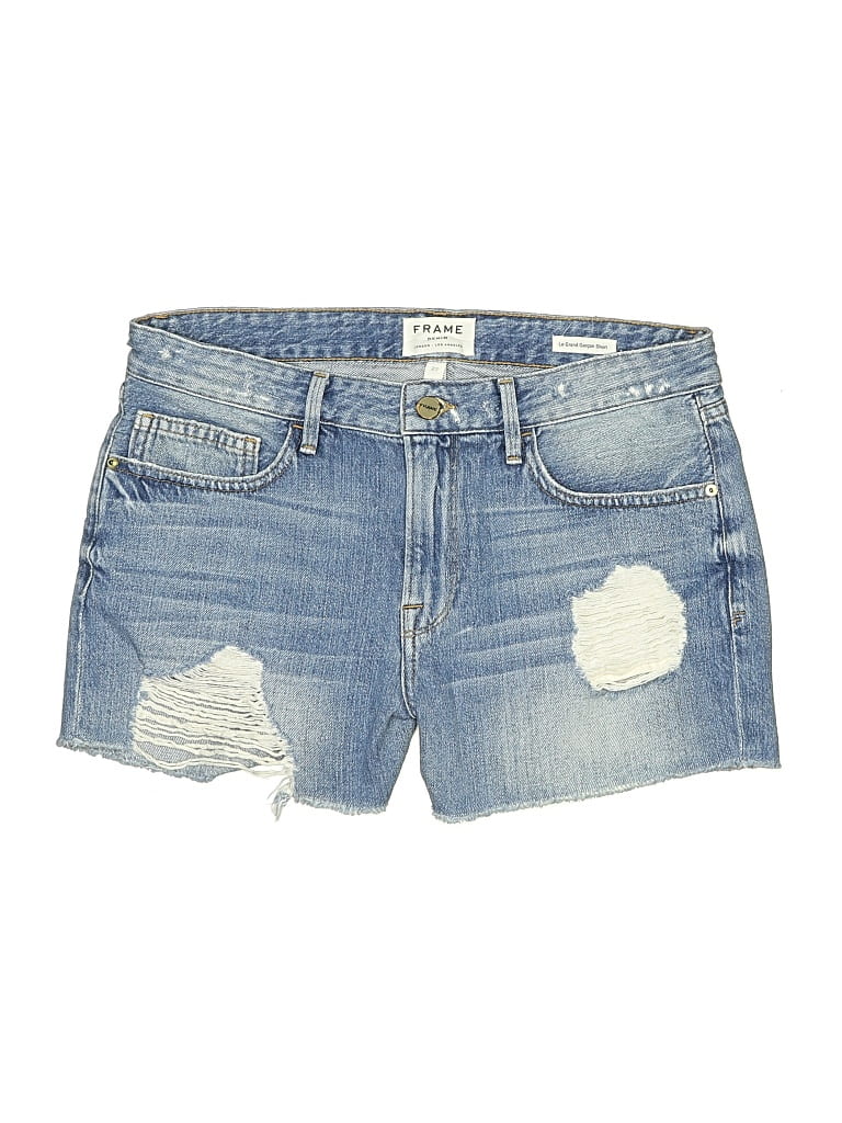 Pre-owned Frame Denim Shorts In Blue