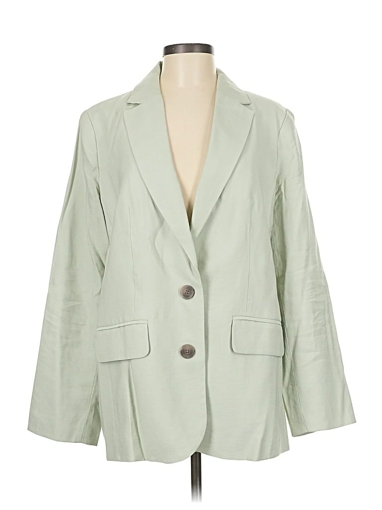 Pre-owned A New Day Blazer Jacket In Green