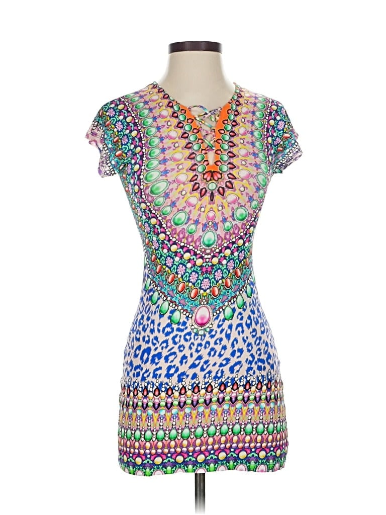 Pre-owned Luli Fama Cocktail Dress In Blue