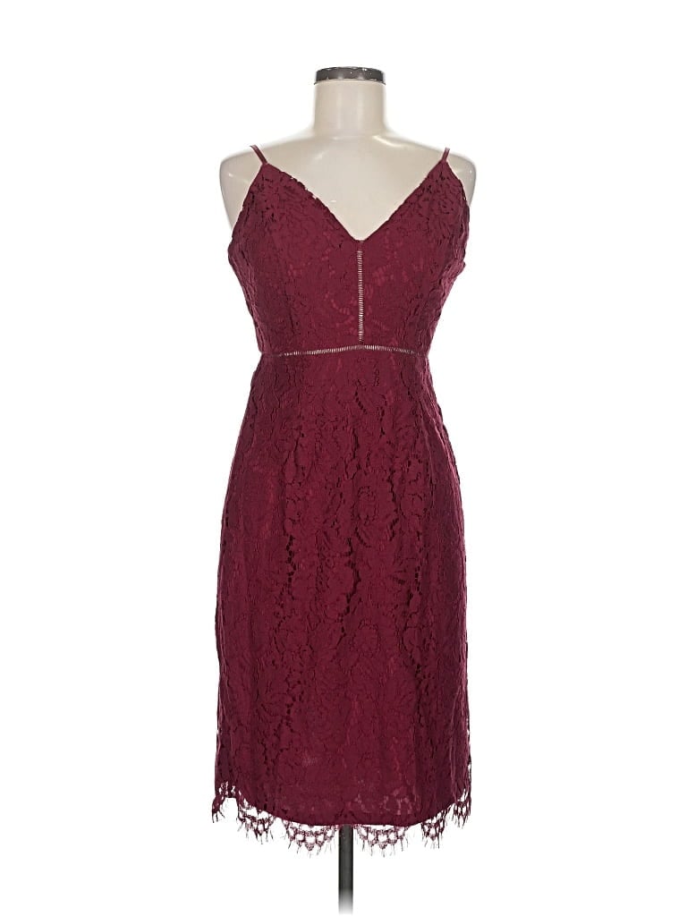 Pre-owned Astr Cocktail Dress In Burgundy