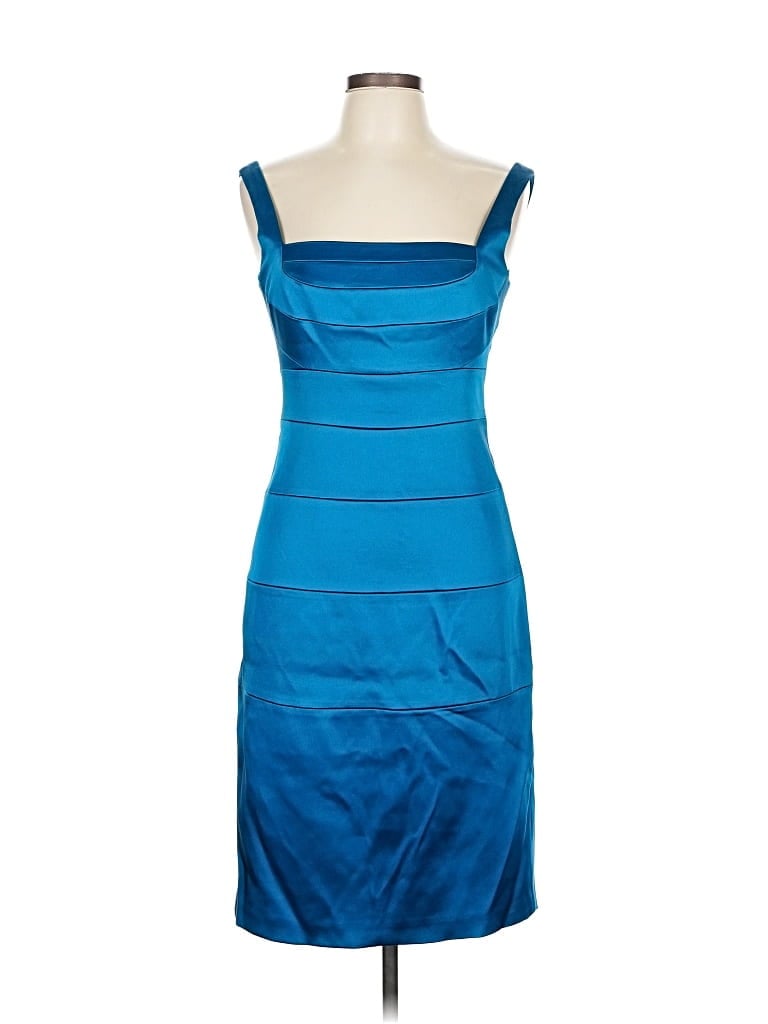 Pre-owned Jax Cocktail Dress In Blue