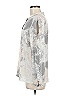 Juicy Couture 100% Polyester Silver Long Sleeve Blouse Size M - photo 5