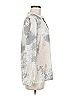 Juicy Couture 100% Polyester Silver Long Sleeve Blouse Size M - photo 4
