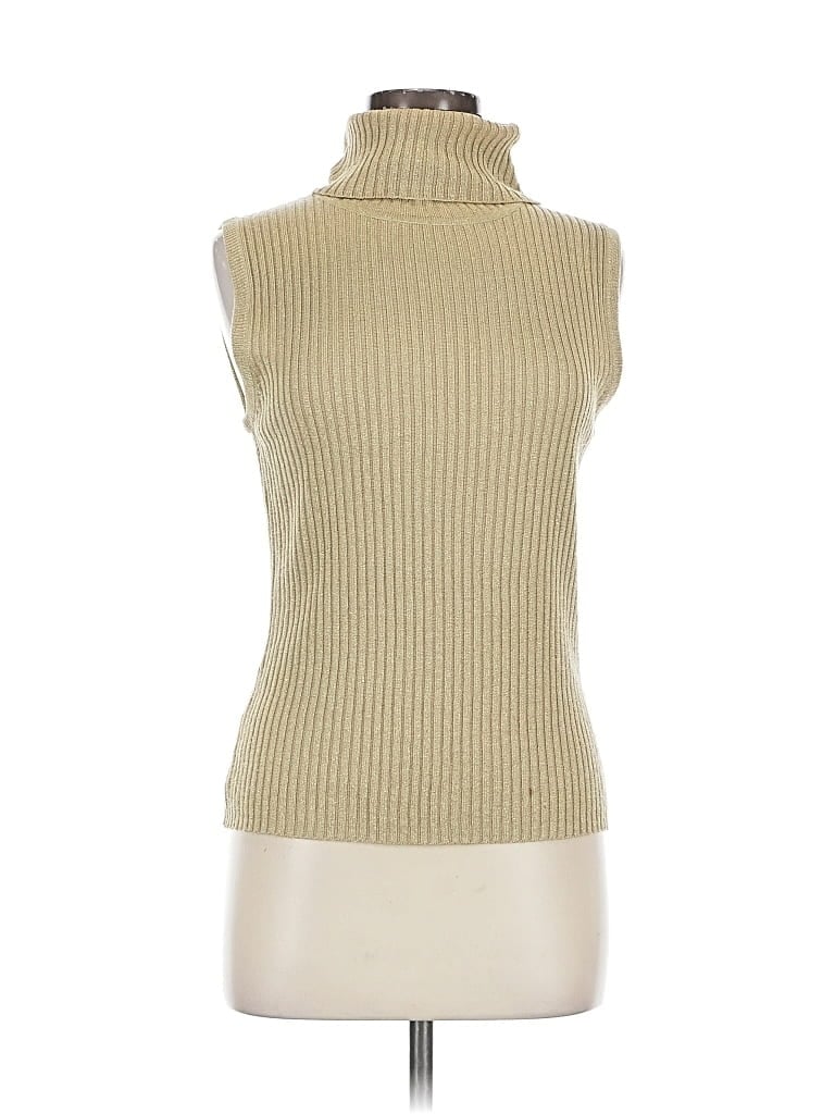 Click to view more detailed imagery on our partner's website Pre-owned Karen Kane Turtleneck Sweater In Brown