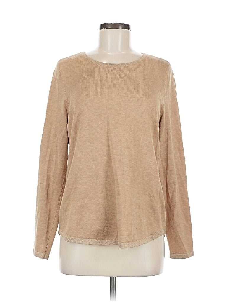 Pre-owned Chico's Pullover Sweater In Brown