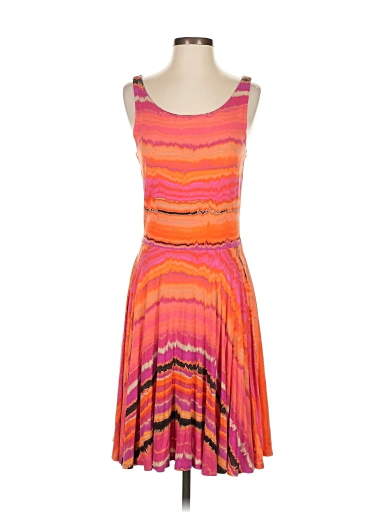 Pre-owned Cynthia Rowley Tjx Cocktail Dress In Orange