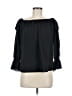 Nicole Miller Artelier 100% Polyester Black 3/4 Sleeve Blouse Size M - photo 1